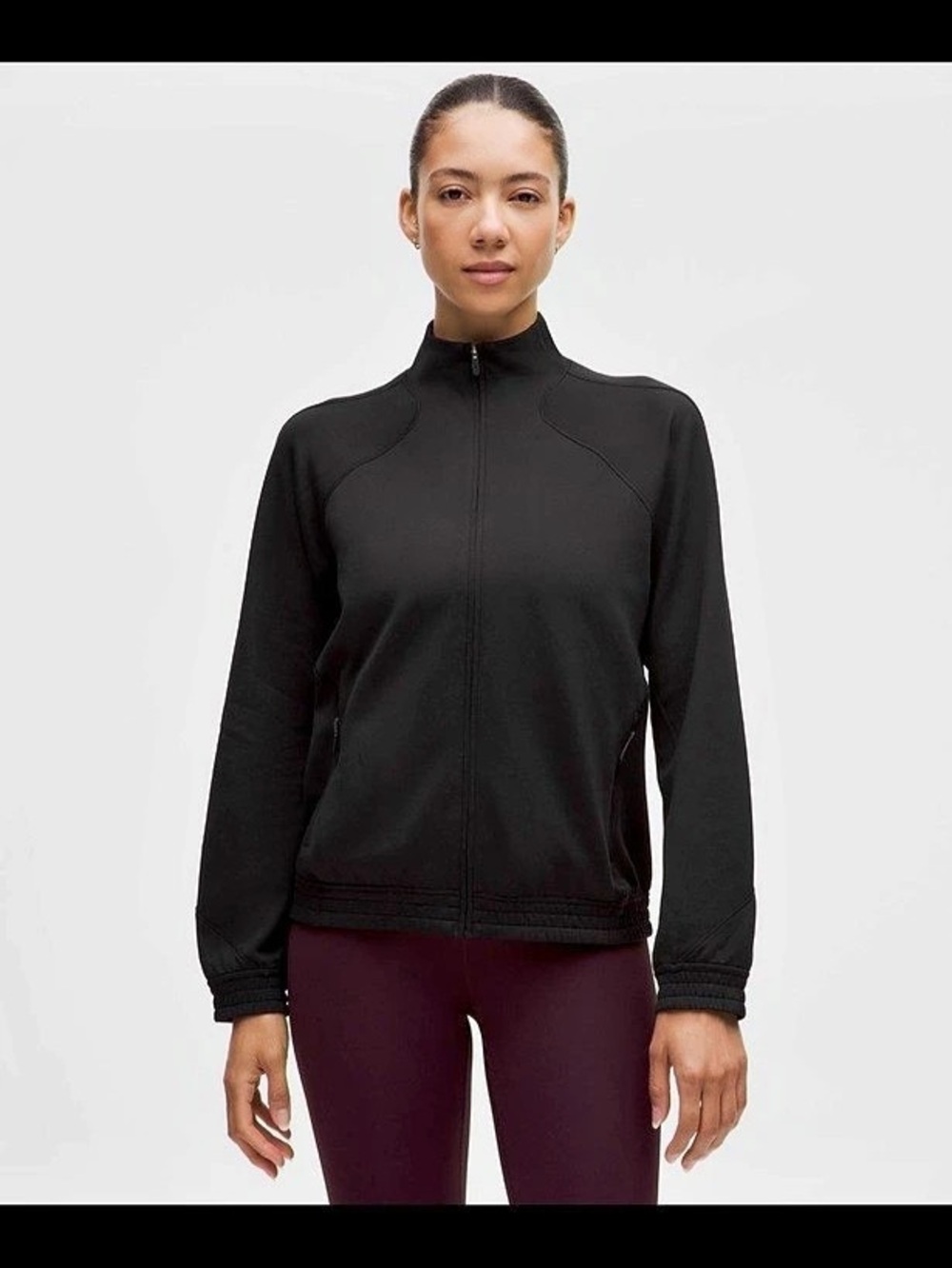 lululemon Adapted State Thermal Track Jacket Black